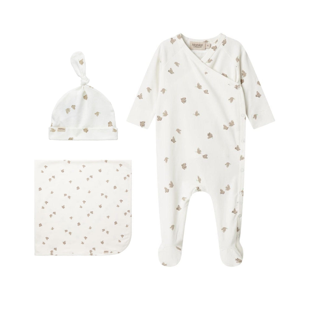MarMar Copenhagen set Jellybeanzkids Marmar Peace Rubello Footie Set