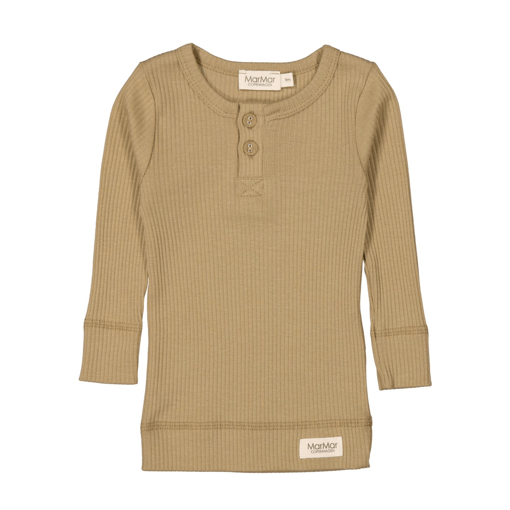 MarMar Copenhagen set Jellybeanzkids Marmar Ribbed Henley- Sea Forest