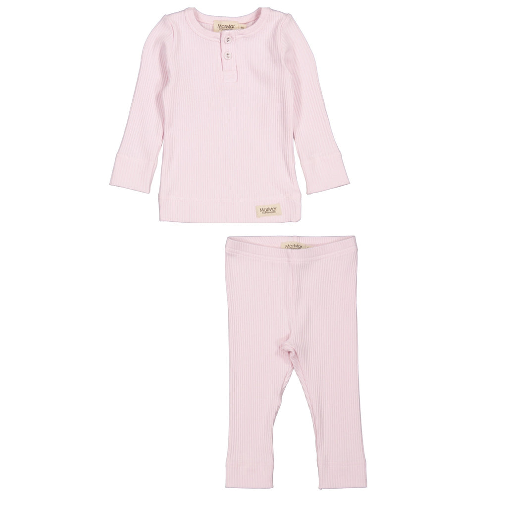 MarMar Copenhagen Set Jellybeanzkids Marmar Ribbed Set- Lilac Mist