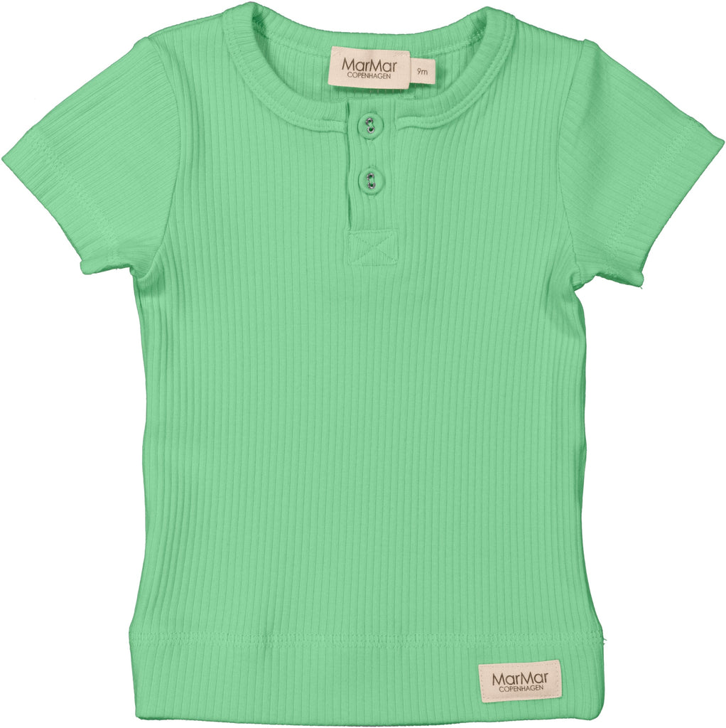 MarMar Copenhagen Set Jellybeanzkids Marmar Ribbed Shorts Set- Cale Green