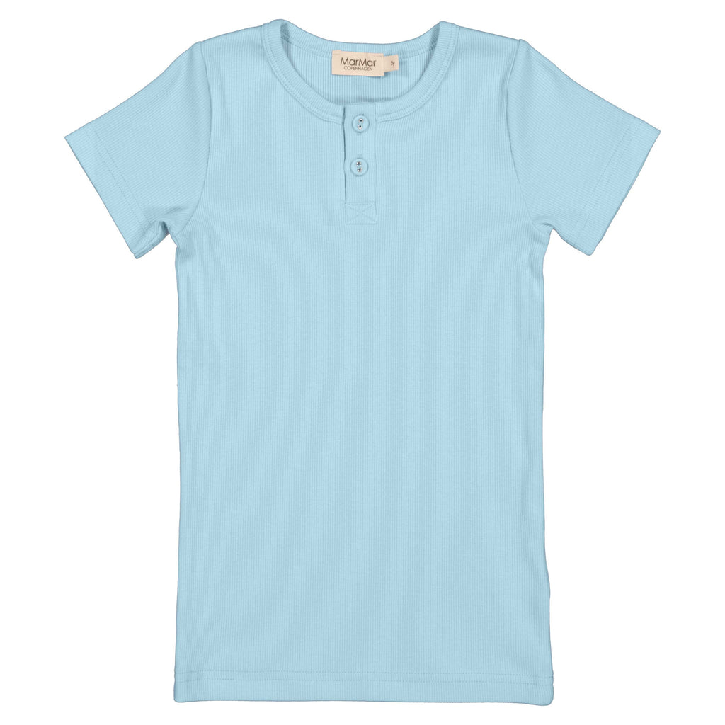 MarMar Copenhagen Set Jellybeanzkids Marmar Ribbed Shorts Set- Heavely Blue