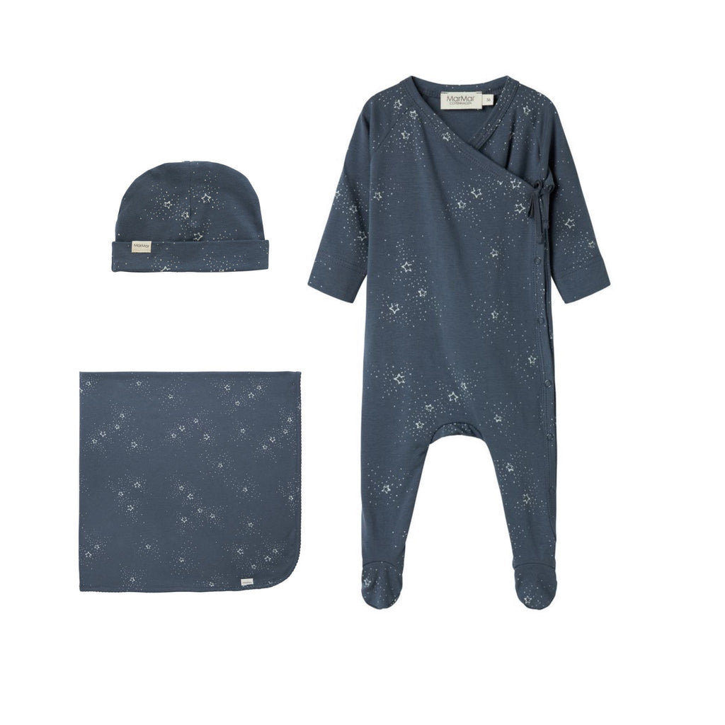 MarMar Copenhagen set Jellybeanzkids Marmar Starry Night Rubetta Footie Set