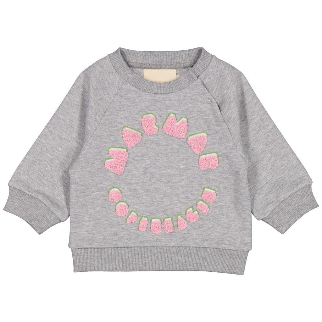 MarMar Copenhagen Sweatshirt Jellybeanzkids Marmar Theos Baby Sweatshirt-  Pink Logo