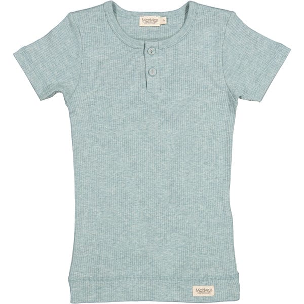 MarMar Copenhagen T-shirt Jellybeanzkids Marmar Short Sleeve Henley- Pistachio