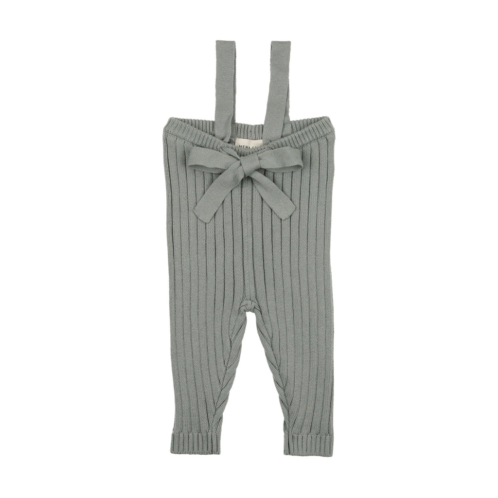 Mema Knits pants Jellybeanzkids Mema Knits Ribbed Longies- Powder Blue