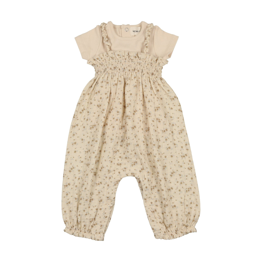 Mema Knits Set Jellybeanzkids Mema Knits Gathered Longies Set