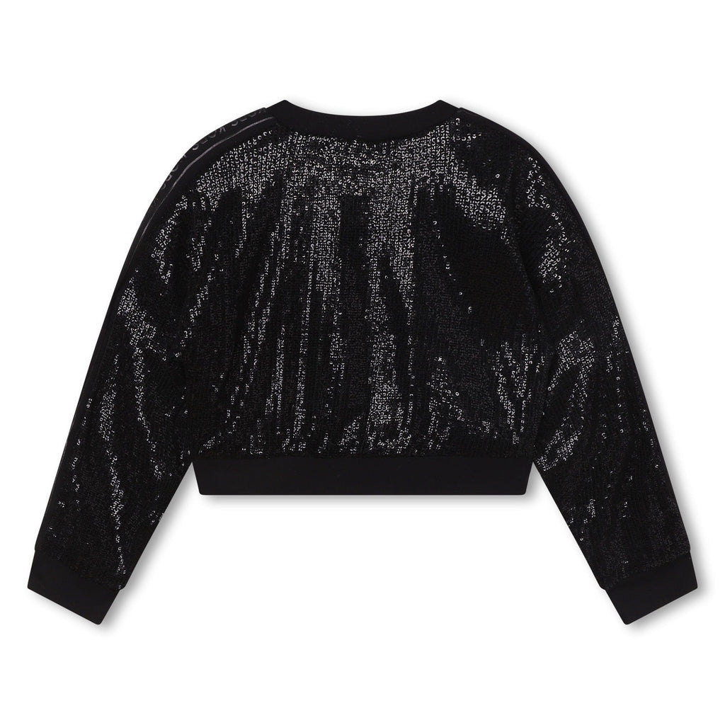 Michael Kors Sweatshirt Jellybeanzkids Michael Kors Sequin Sweatshirt- Black