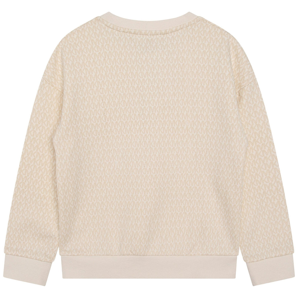 Michael Kors Sweatshirt Jellybeanzkids Micheal Kors Sweatshirt- Cream