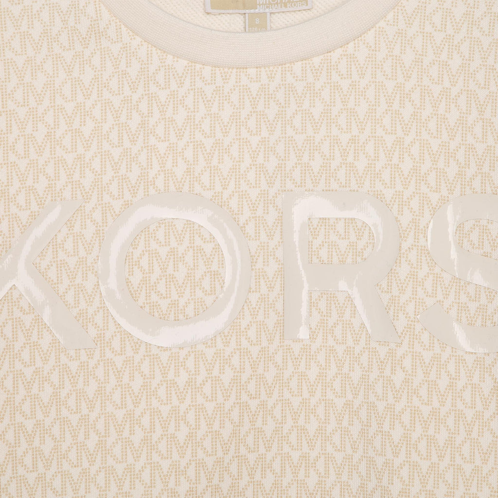 Michael Kors Sweatshirt Jellybeanzkids Micheal Kors Sweatshirt- Cream