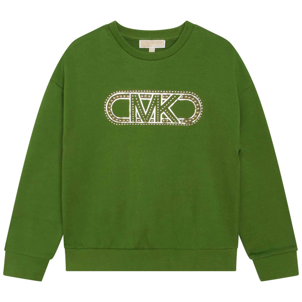 Michael Kors Sweatshirt Jellybeanzkids Micheal Kors Sweatshirt- Khaki