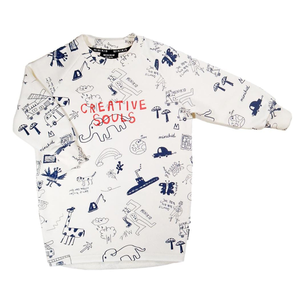 Minikid Dress Jellybeanzkids Minikid Creative Souls Oversized Dress