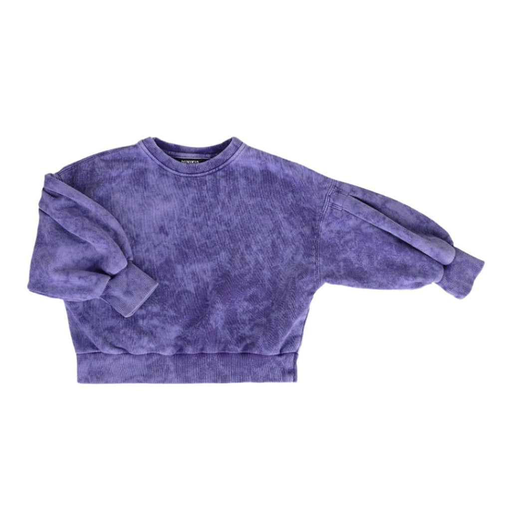 Minikid Sweatshirt Jellybeanzkids Minikid Acid Purple Balloon Sweatshirt