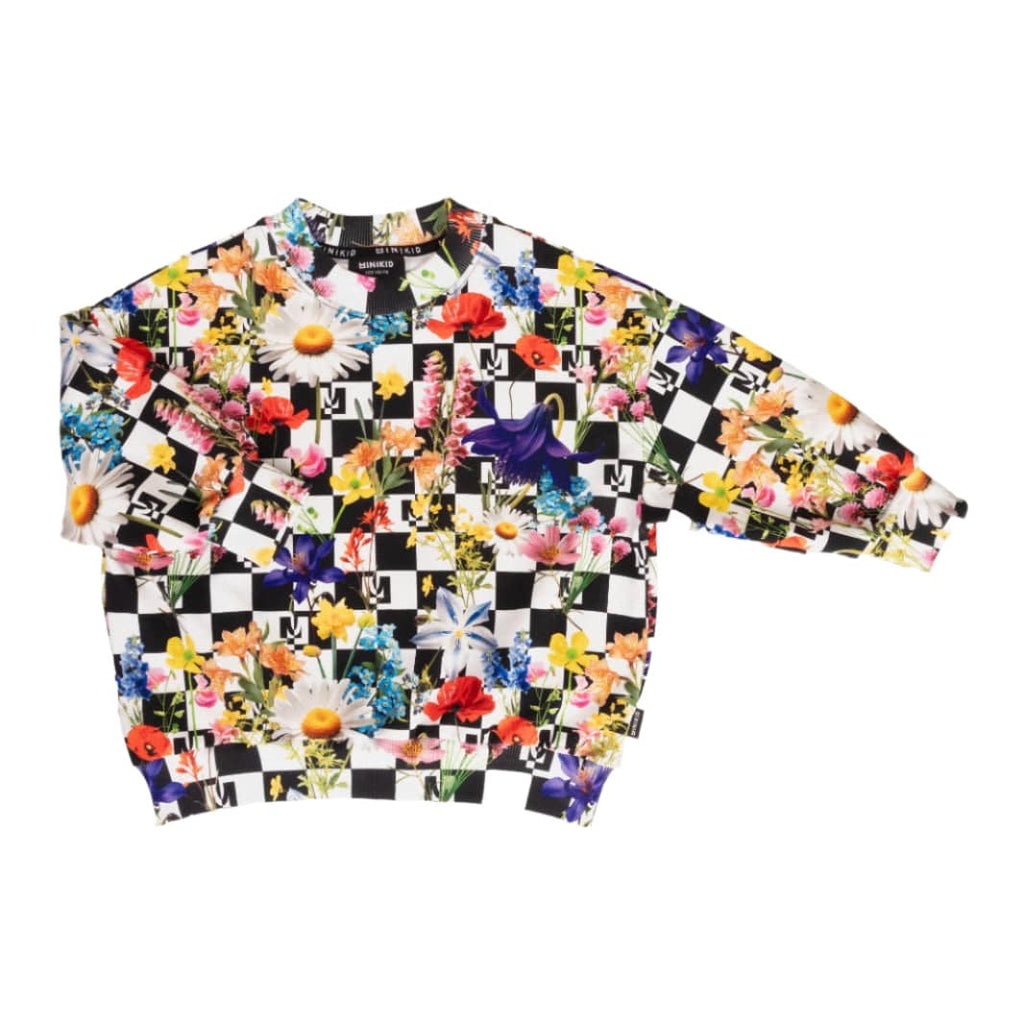Minikid Sweatshirt Jellybeanzkids Minikid Flowerland Sweatshirt