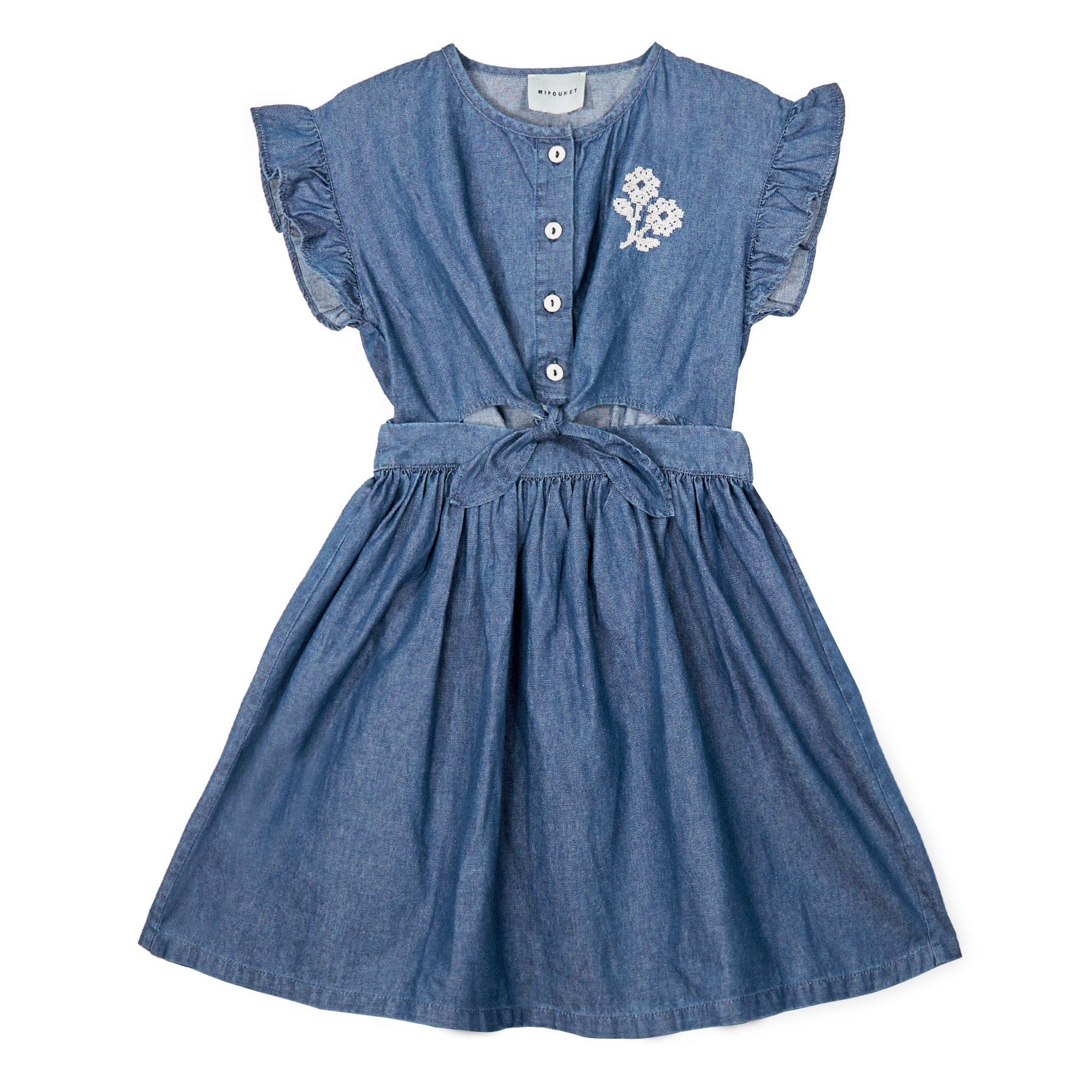 kids denim dress Mipounet Amelie Denim Dress 5