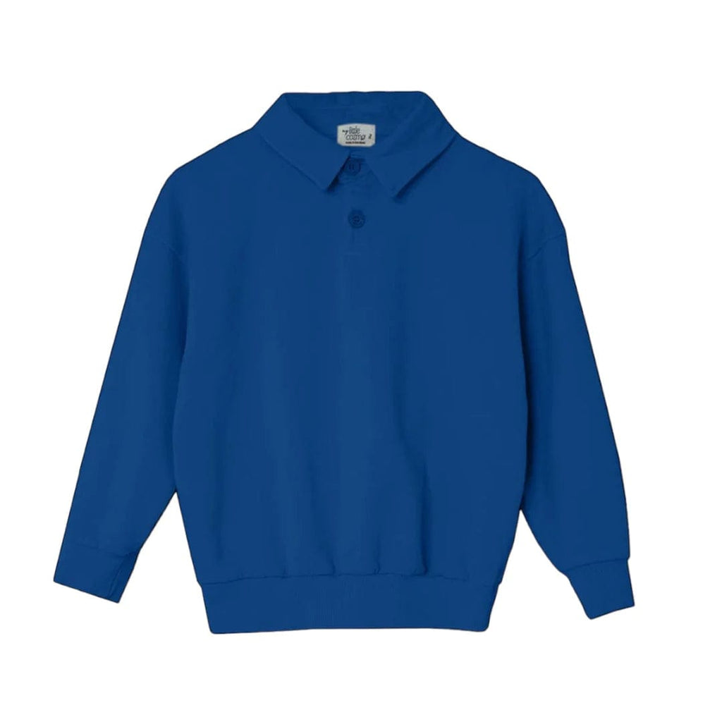My Little Cozmo Polo Jellybeanzkids My Little Cozmo Fleece Polo Blue