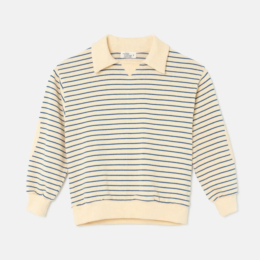 My Little Cozmo Polo Jellybeanzkids My Little Cozmo Stripe Knit Polo