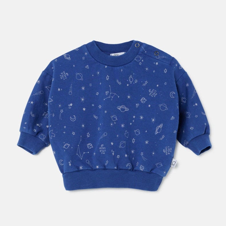 My Little Cozmo Sweatshirt Jellybeanzkids My Little Cozmo Plush Sweatshirt Blue