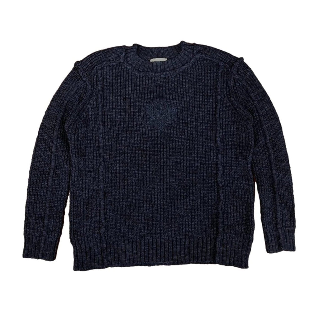 Noma Sweater Jellybeanzkids Noma Emlem Knit Sweater-Navy
