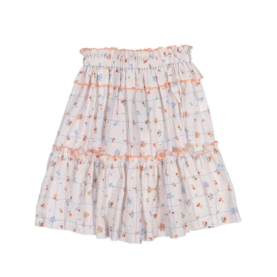 Nueces Skirt Jellybeanzkids Nueces Love Skirt-Blue Plaid