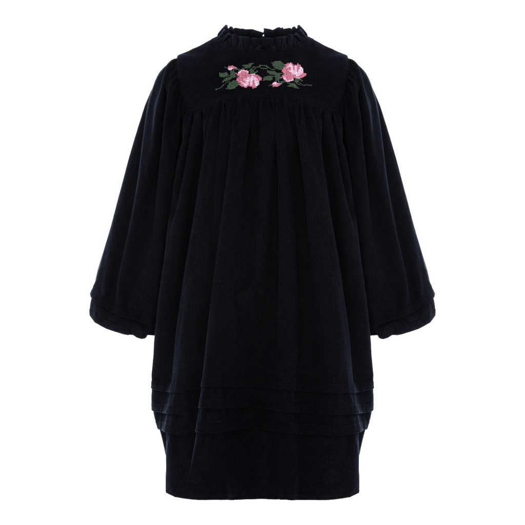 Pernille DRESS Jellybeanzkids Pernille Rose Dress-Black