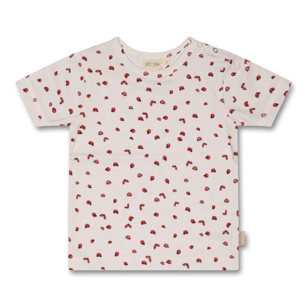 Petit Piao T-shirt Jellybeanzkids Petit Paio Ladybug T-shirt