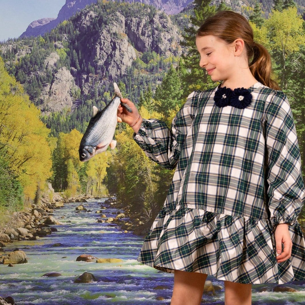 Piccola Ludo Dress Jellybeanzkids Piccola Ludo Giorgina Plaid Dress