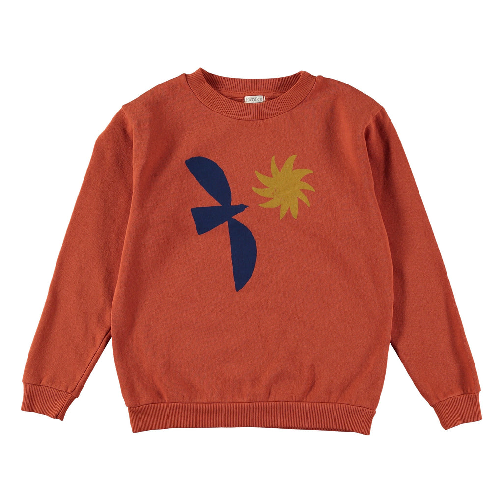 Picnik Sweater Jellybeanzkids Picnick Bird Sweater Peach