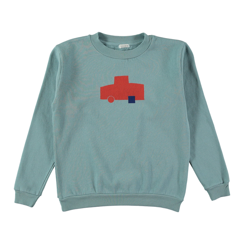 Picnik Sweater Jellybeanzkids Picnick Car Sweater Blue
