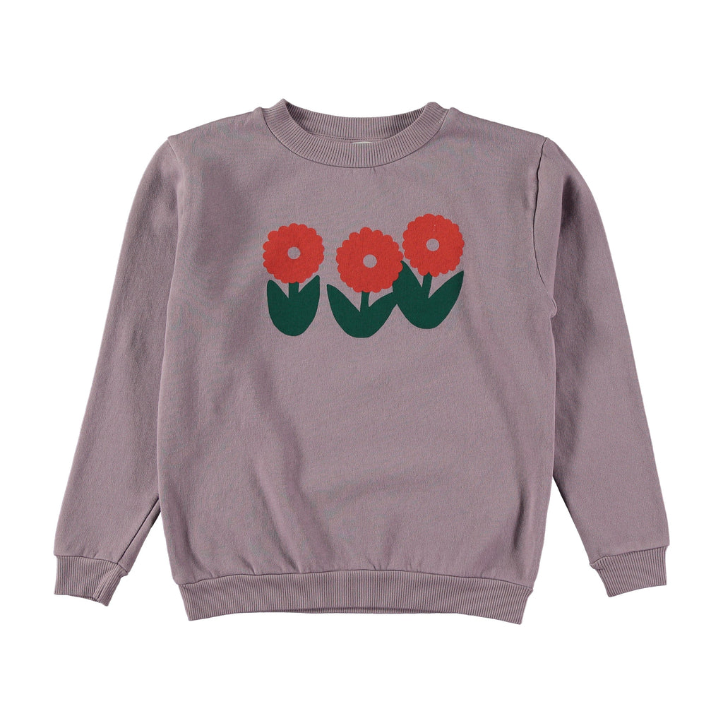 Picnik Sweater Jellybeanzkids Picnick Flower Sweater Purple