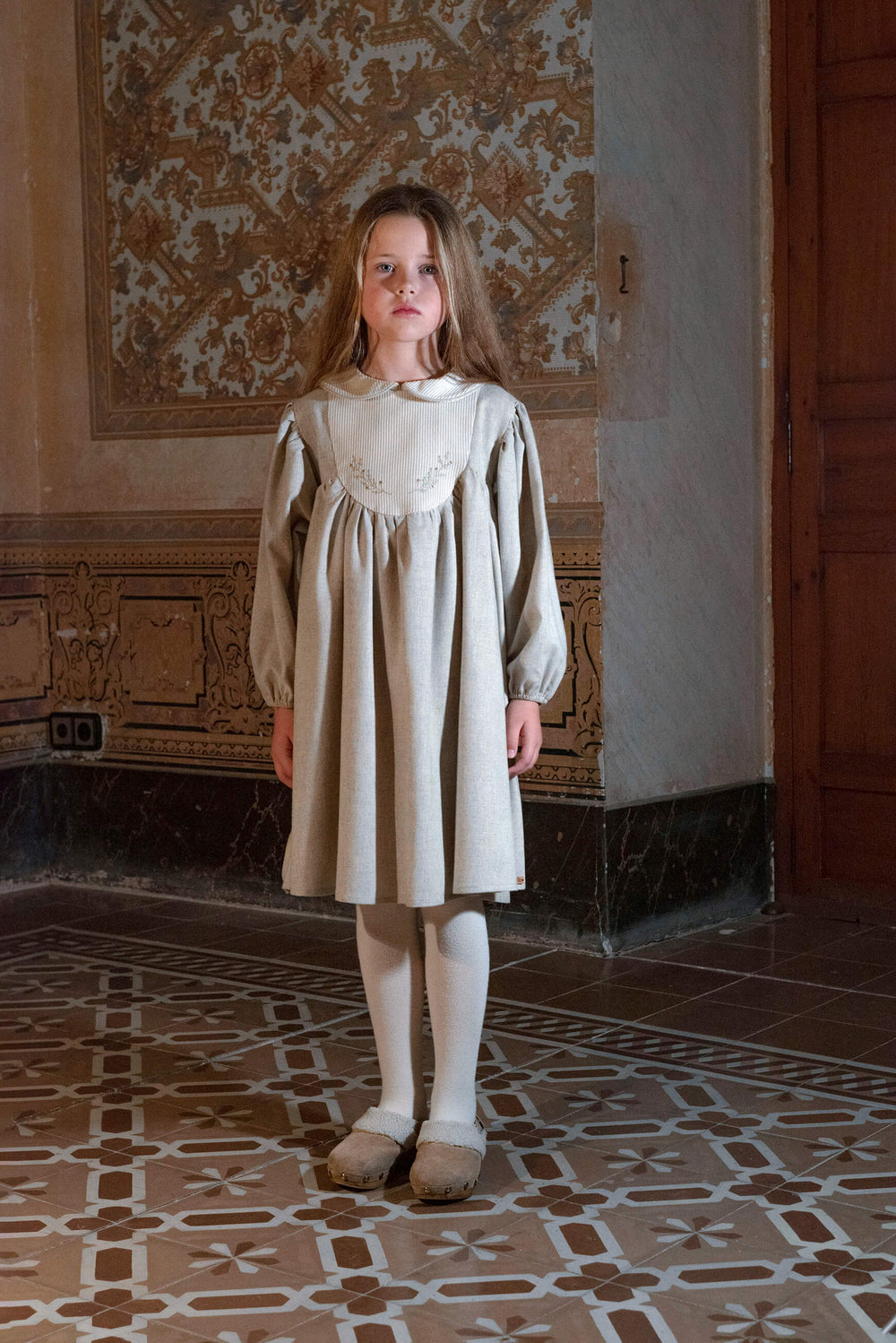 popelin stone dress with knitted bib tiktok upload-20230424