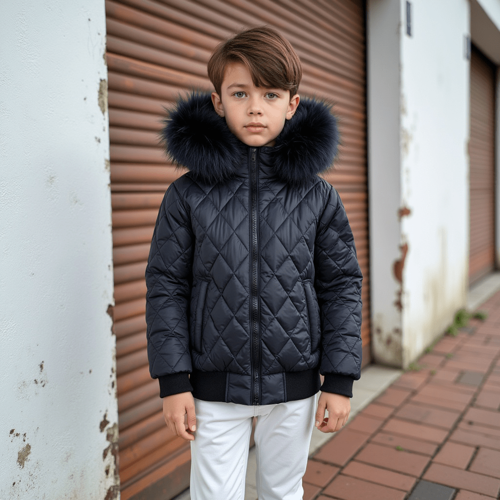Scotch Bonnet Coat Jellybeanzkids Scotch Bonnet Boys Coat-Black