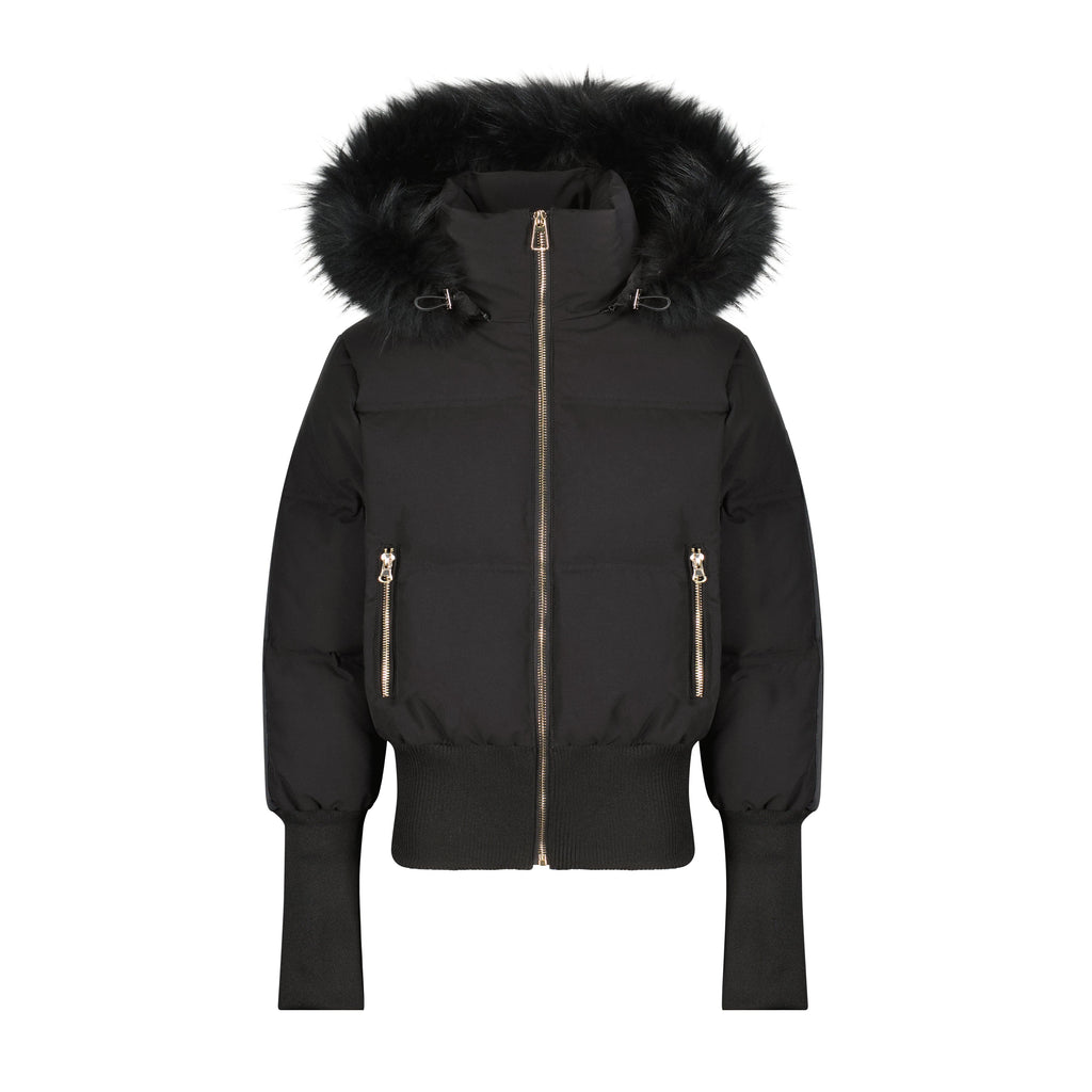 Scotch Bonnet Coat Jellybeanzkids Scotch Bonnet Girls Coat-Black