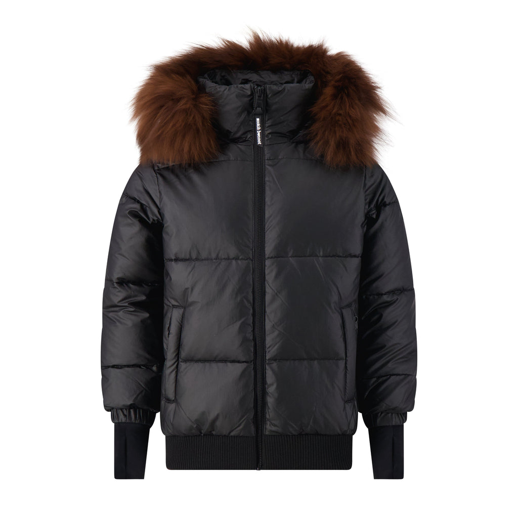 Scotch Bonnet Coat Jellybeanzkids Scotch Bonnet Girls Coat-Tan Fur