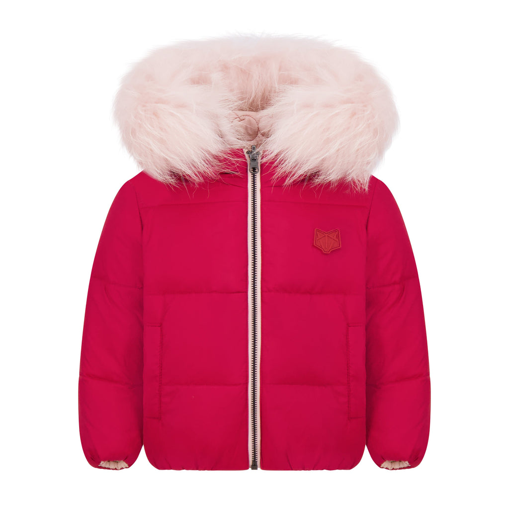 Scotch Bonnet Coat Jellybeanzkids Scotch Bonnet Girls Hot Pink Reversible Coat