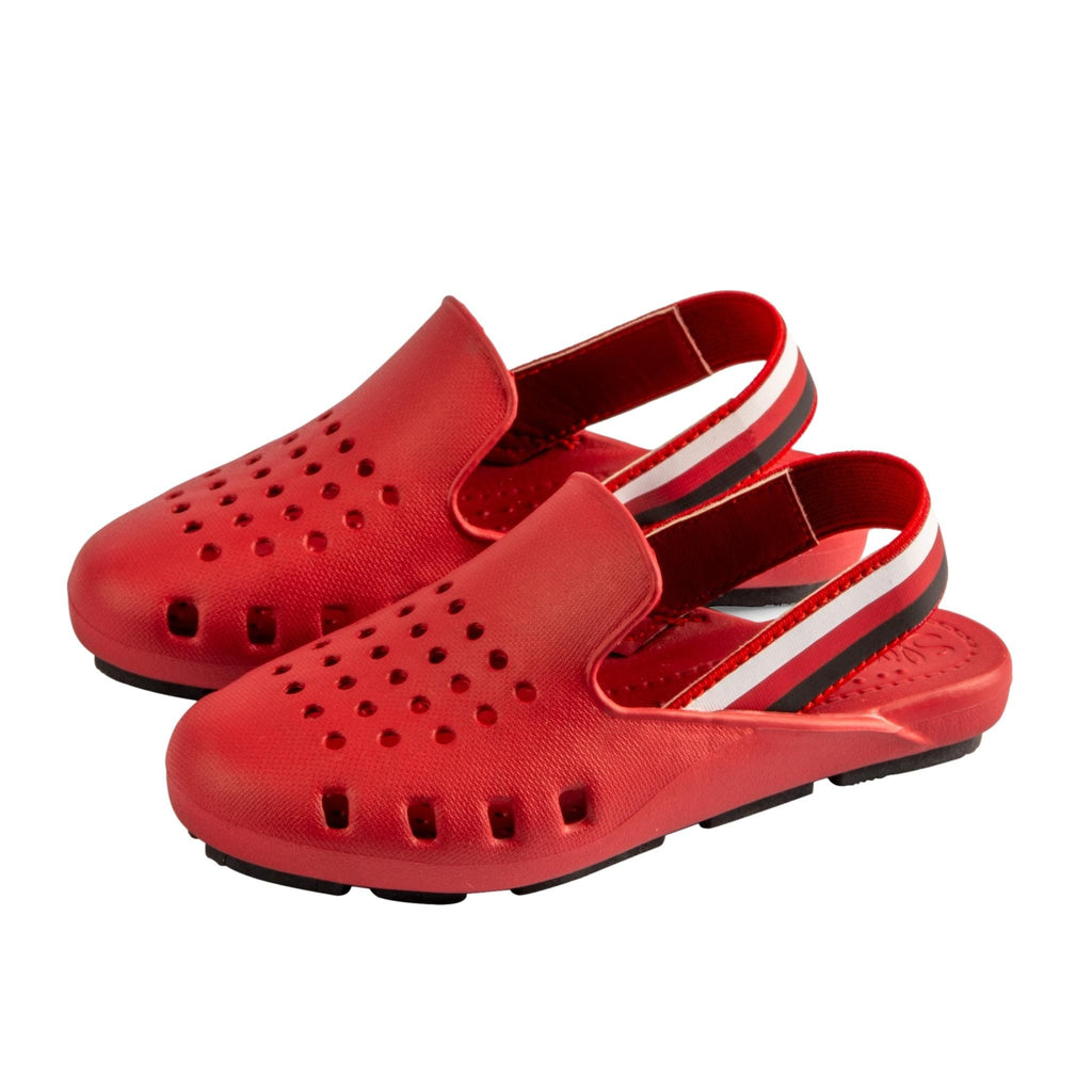 Slingers Shoes Jellybeanzkids Slingers Red Colorblock Slingbacks