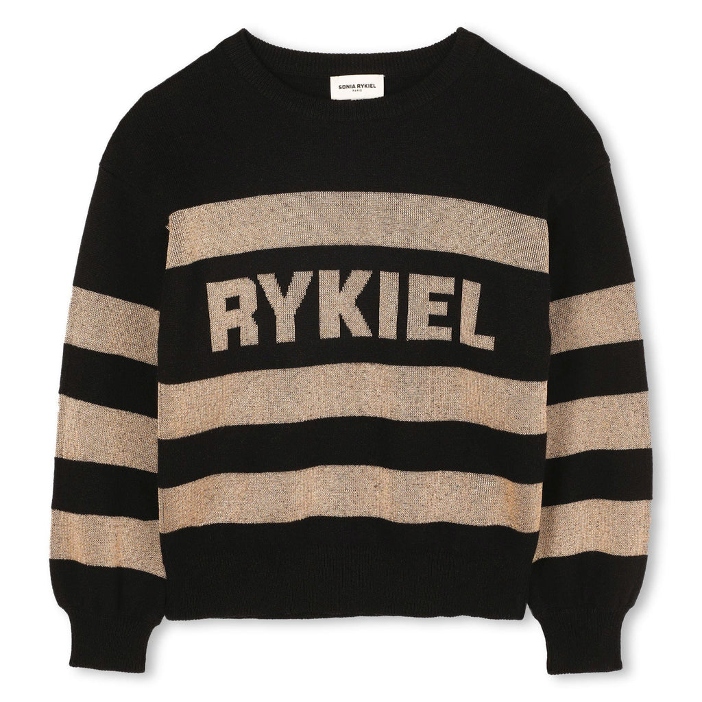 Sonia Rykiel Sweater Jellybeanzkids Sonia Striped Logo Sweater
