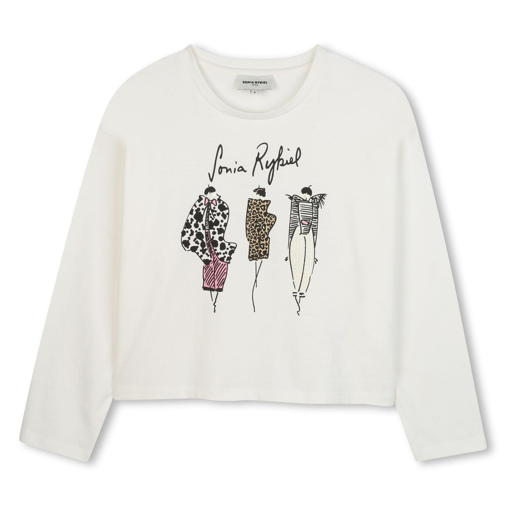 Sonia Rykiel T-shirt Jellybeanzkids Sonia Graphic Long Sleeve T-shirt