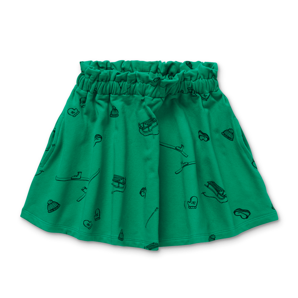 Sproet & Sprout Skirt Jellybeanzkids Sproet & Sprout Paperbag Ski Print Skirt