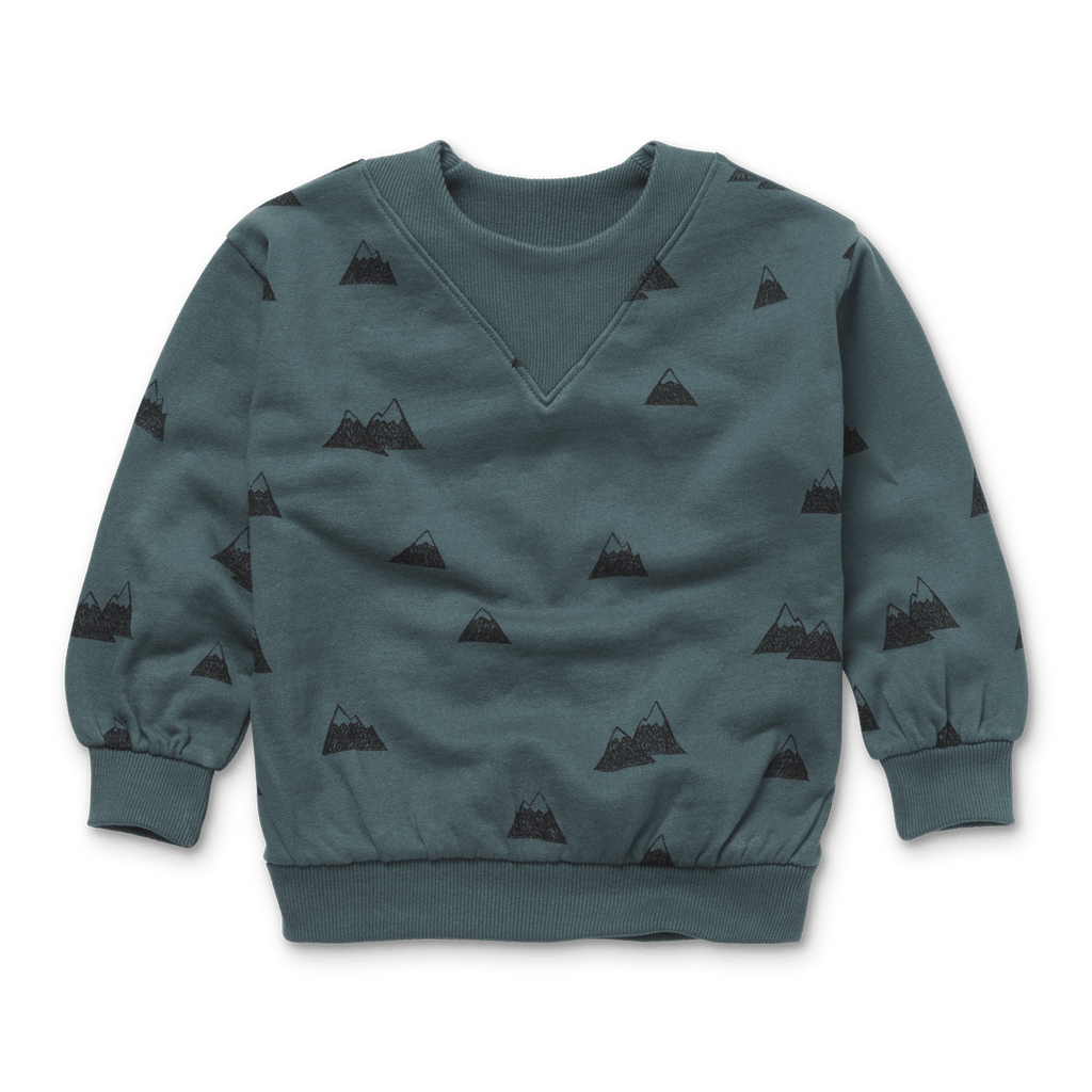 Sproet & Sprout Sweatshirt Jellybeanzkids Sproet & Sprout Sweatshirt Mountain Print