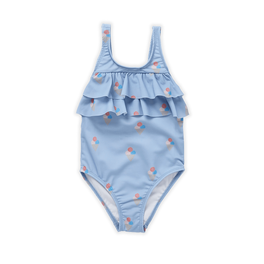 Sproet & Sprout swimwear Jellybeanzkids Sproet & Sprout Ice Cream Print Swimsuit-Blue