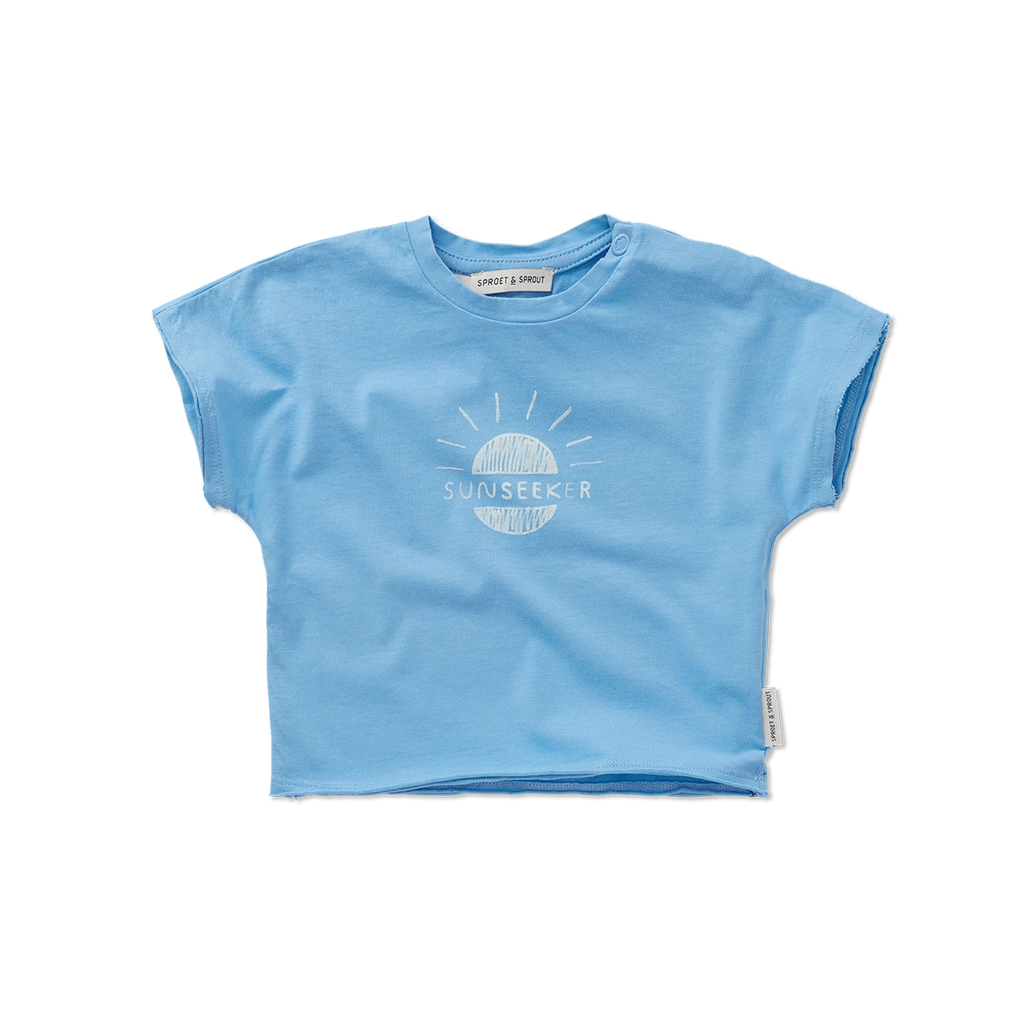 Sproet & Sprout T-shirt Jellybeanzkids Sproet Baby T-shirt Sunseeker- Breezy Blue