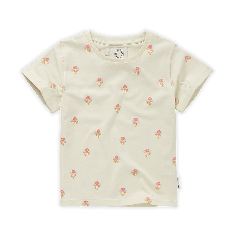 Sproet & Sprout T-shirt Jellybeanzkids Sproet & Sprout Ice Cream Print T-shirt