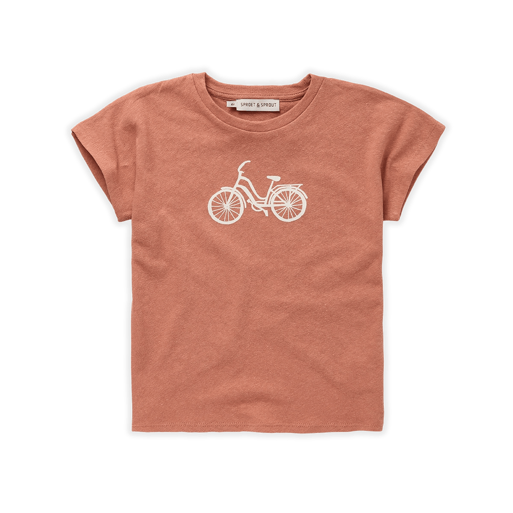 Sproet & Sprout T-shirt Jellybeanzkids Sproet & Sprout T-shirt Bicycle Graphic