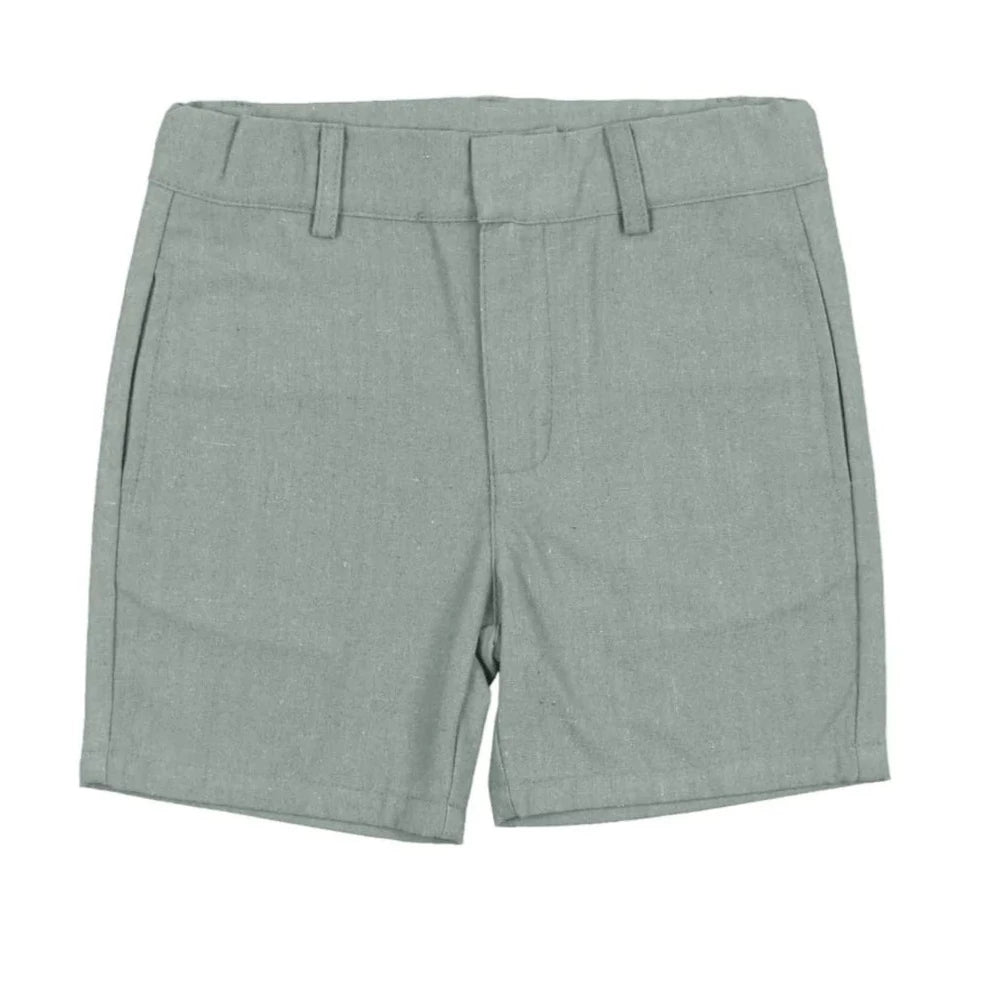 Sweet Threads shorts Jellybeanzkids Sweet Threads Woven Shorts- Sage Green