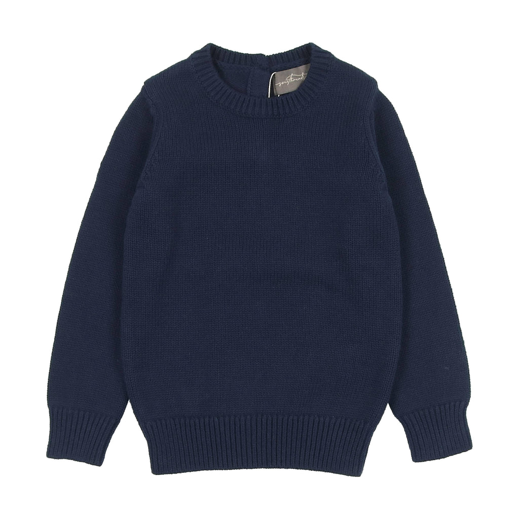 Sweet Threads Sweater Jellybeanzkids Sweet Threads Luke Sweater- Blue