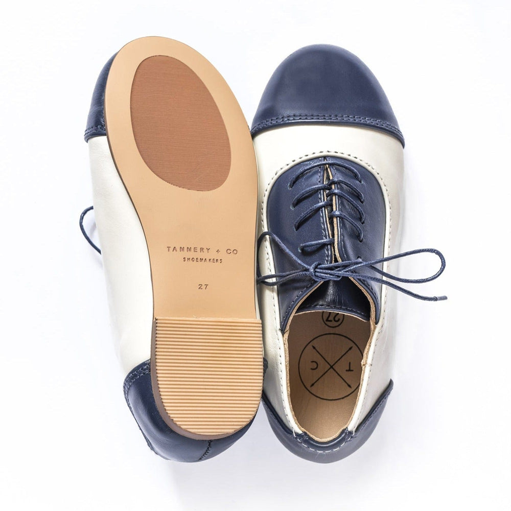 Tannery&Co Shoes Jellybeanzkids Tannery Marine Oxfords