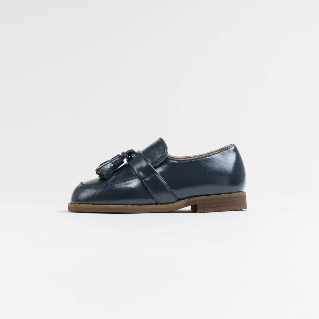 Tannery&Co Shoes Jellybeanzkids Tannery Navy Loafers