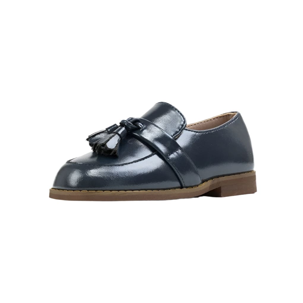 Tannery&Co Shoes Jellybeanzkids Tannery Navy Loafers