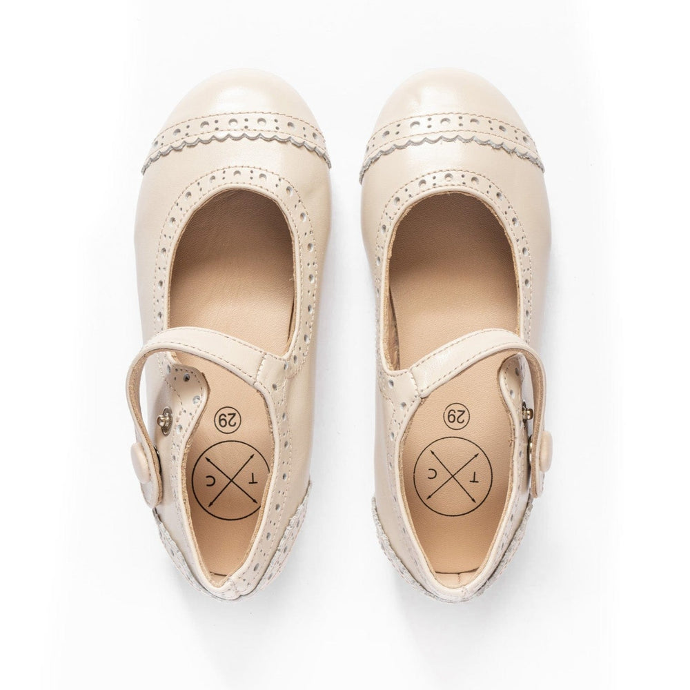 Tannery&Co Shoes Jellybeanzkids Tannery Oyster Mary Jane