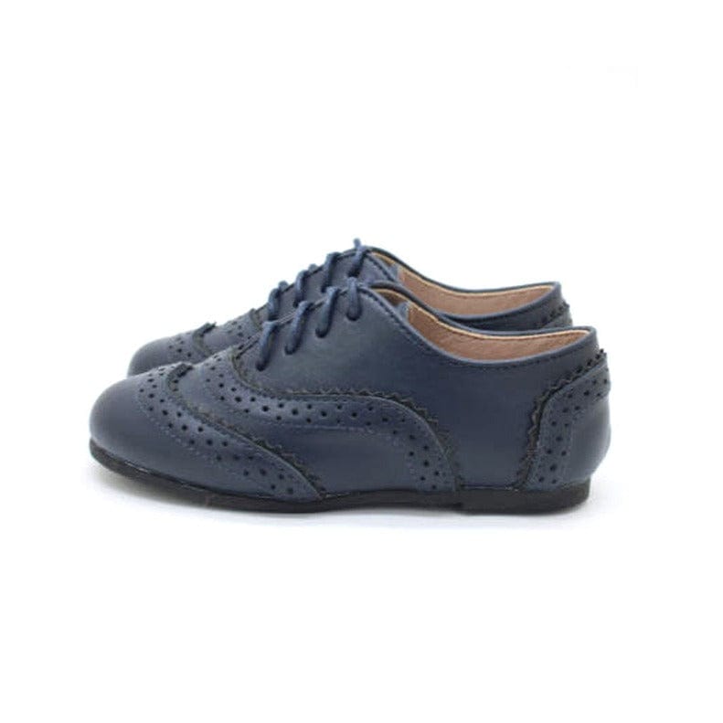 Tannery&Co Shoes Jellybeanzkids Tannery Slate Oxfords